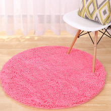 alfombrilla de felpa chenille pvc personalizada para la sala de estar